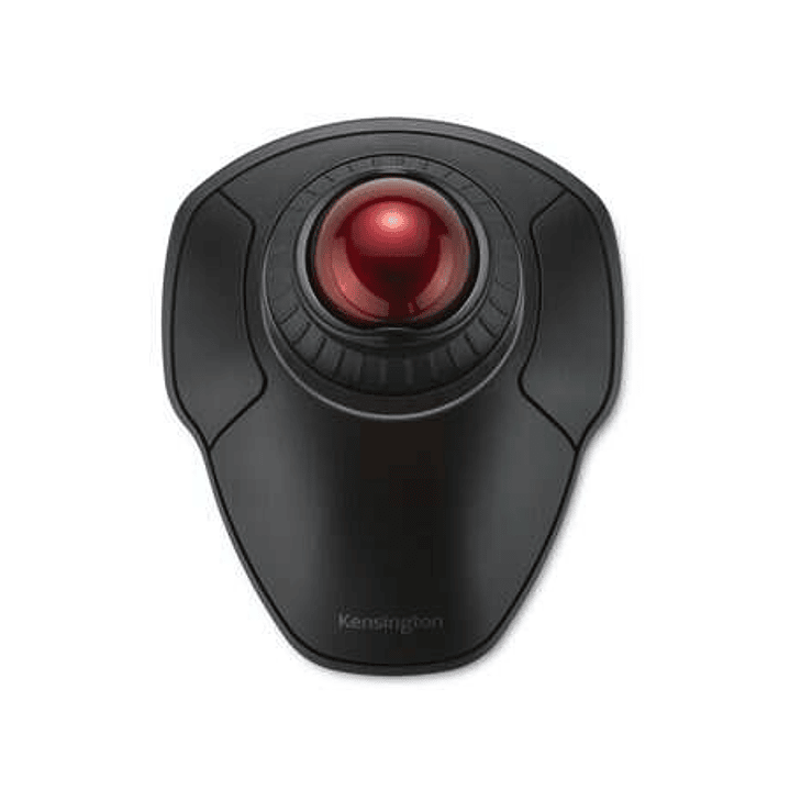 Kensington Orbit Raton Trackball Inalambrico Dual Bluetooth 3.0 y 2,4GHz 1600dpi - Anillo de Desplazamiento - Bola de 40mm - Reposamuñecas Extraible - 1