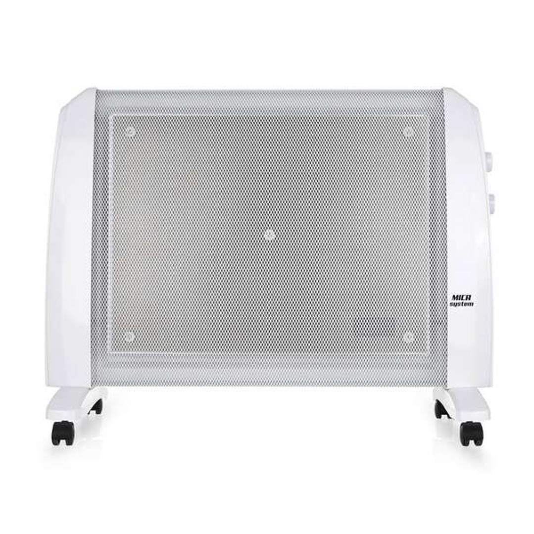Orbegozo RM 1510 Radiador de Mica Ecoheat - Conveccion Rapida y Difusion Eficiente - Potencia Ajustable - Seguridad Antivuelco y Sobrecalentamiento -  1