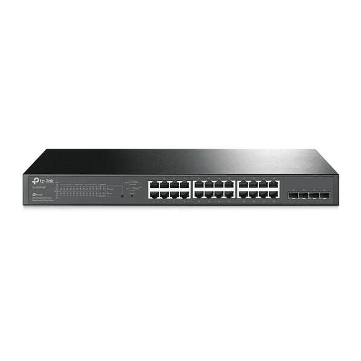 TP-Link Omada Switch Smart Gigabit JetStream - 24 Puertos PoE+ - 4 Ranuras SFP - Montaje en Rack 1