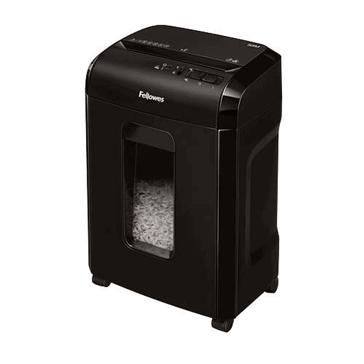 Fellowes 10M Destructora de Papel Manual Microcorte P-5 - Destruye hasta 10 Hojas - Capacidad de la Papelera 19L - Color Negro 1