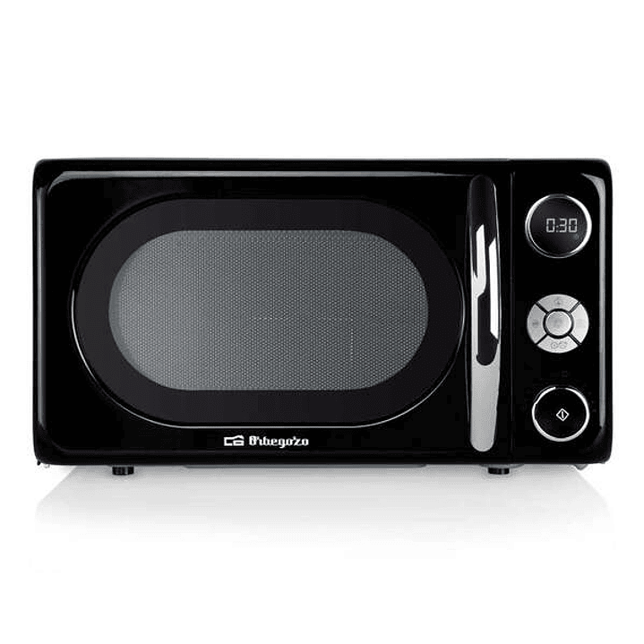 Orbegozo MIG 2044 Microondas con Grill - Potencia 700W, Grill 900W - Capacidad 20L - 10 Niveles de Potencia - Temporizador Digital - Diseño Vintage -  1