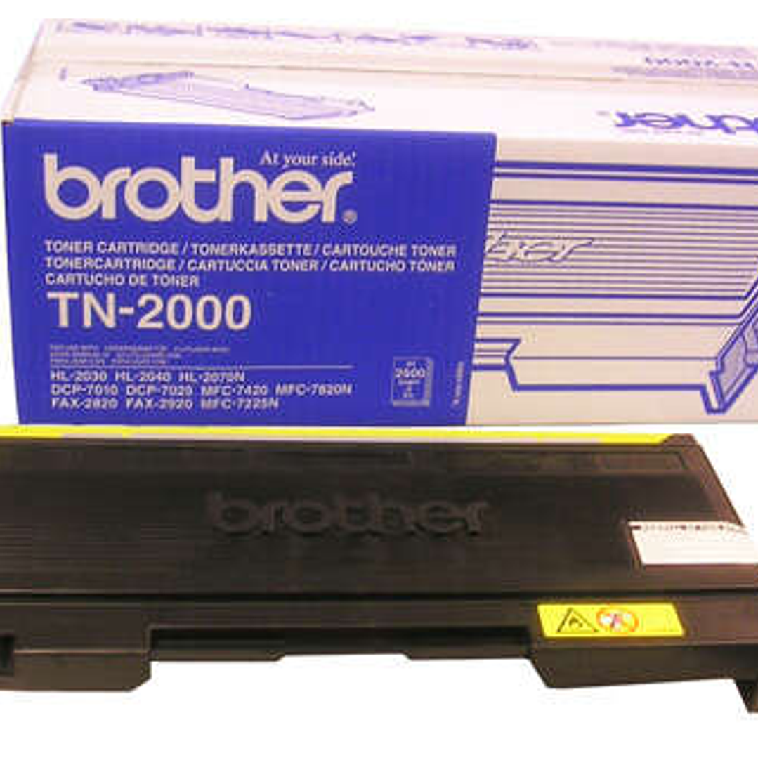 Brother TN2000 Cartucho de Toner Original 1