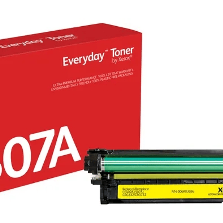 Xerox Everyday HP CE402A Amarillo Cartucho de Toner Generico - Reemplaza 507A 1