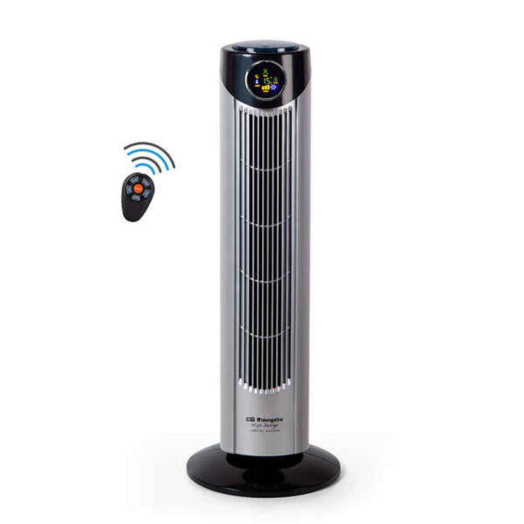 Orbegozo TWM 1010 Ventilador de Torre Ionico - Potente Caudal de Aire - Display Digital - Control Remoto - Ideal para Combatir el Calor 1