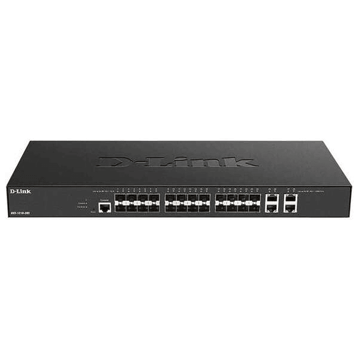 D-Link Switch Gestionable L2 24 Puertos Gigabit 10G SFP+ + 4 Puertos 10G 1