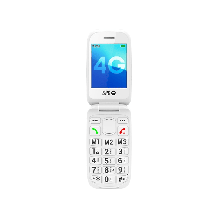 SPC Harmony 2 4G Telefono Movil para Mayores - Teclas Grandes - Radio FM- Boton de SOS - 3 Memorias Directas - Linterna - Base de Carga Incluida - Col 1