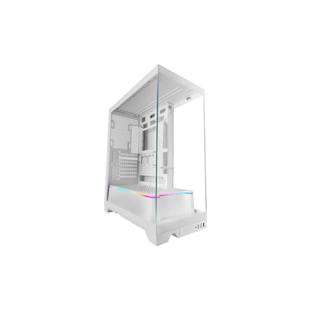 Mars Gaming MC-PRISMA Caja Torre ATX - Iluminacion ARGB Lateral y Frontal - Triple Cristal Templado - Soporte para Refrigeracion Liquida hasta 360mm - 1
