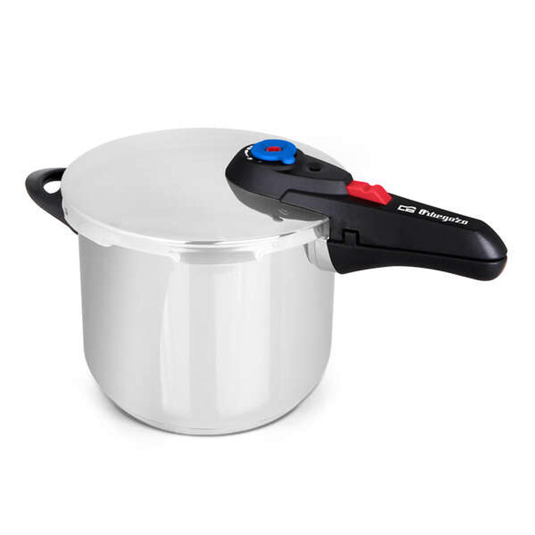 Orbegozo HP 10006 Olla Super Rapida - Capacidad 10 Litros - Cinco Sistemas de Seguridad - Fondo Termo Difusor - Apto para Todo Tipo de Fuegos 1