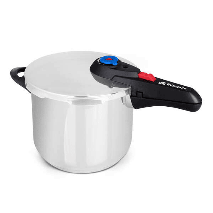 Orbegozo HP 10006 Olla Super Rapida - Capacidad 10 Litros - Cinco Sistemas de Seguridad - Fondo Termo Difusor - Apto para Todo Tipo de Fuegos 1