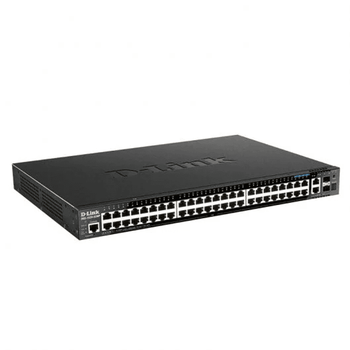 D-Link Switch Gestionado 44 Puertos Giga PoE + 4 Puertos 2.5G PoE + 2 Puertos 10G + 2 Puertos 10G SFP 1