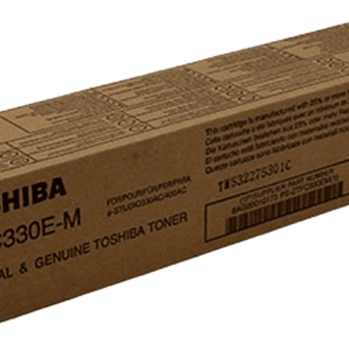 Toshiba T-FC330M Magenta Cartucho de Toner Original - 6AG00009139 1