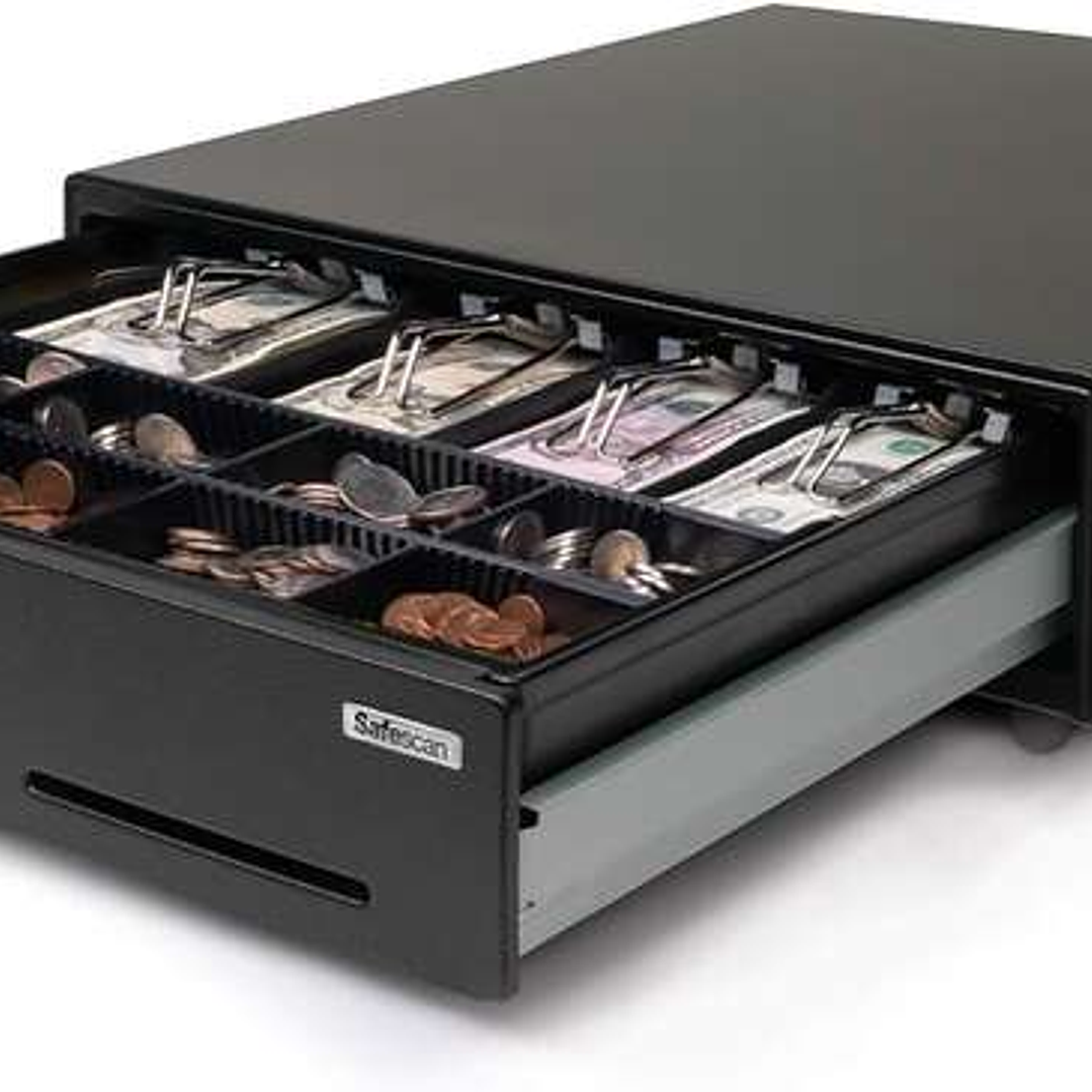 Safescan SD-3540 Cajon Portamonedas - 8 Compartimentos para Monedas - 4 Compartimentos para Billetes - hasta 1 Millon de Aperturas 1