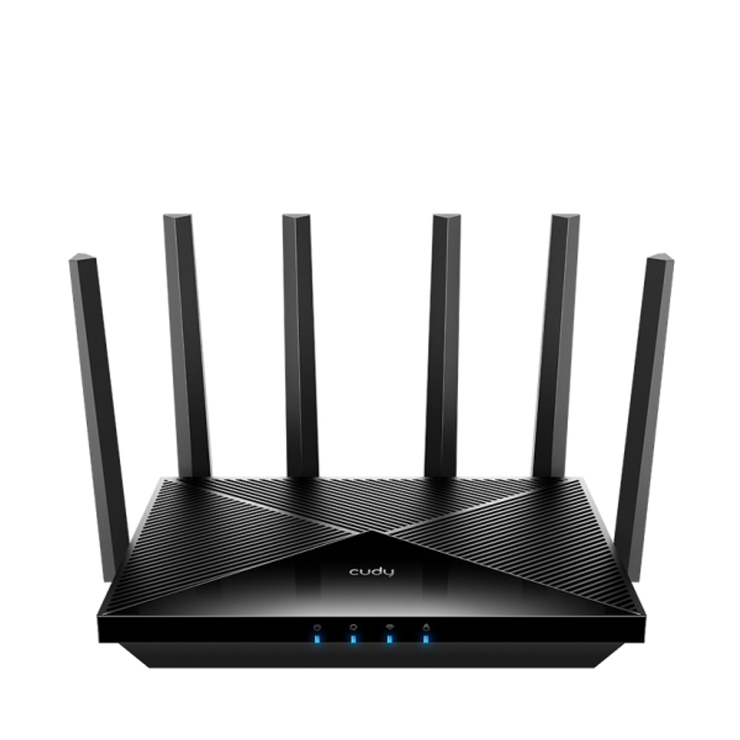 Cudy Router WiFi 7 2.5G Dual Band BE6500 - Velocidad hasta 1000Mbps - 4 Puertos - 6 Antenas Fijas de 5dBi - Tecnologia MU-MIMO - Color Negro 1