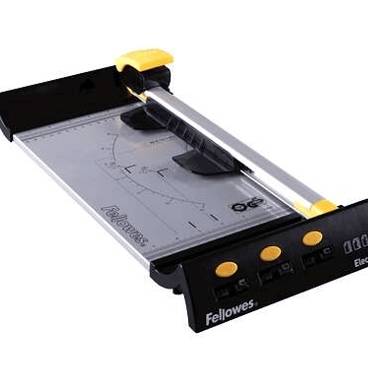 Fellowes Electron A4 Cizalla de Rodillo - Recorta hasta 10 Hojas - Longitud de Corte 320mm - 4 Cuchillas Incluidas- Cabezal Bi-Direccional - Color Neg 1