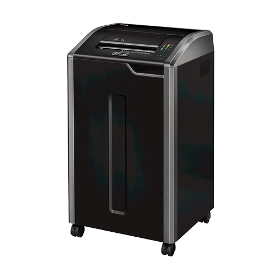 Fellowes 425HS Destructora de Papel Manual Corte Microparticulas P-7 Alta Seguridad - Destruye 10 Hojas a la Vez - Capacidad de la papelera 121L - Col 1