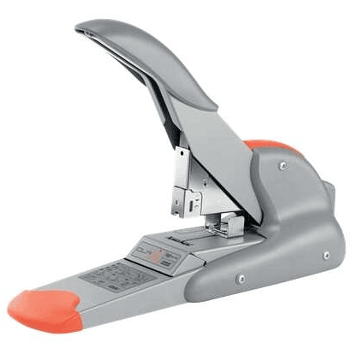 Rapid Duax Grapadora de Gruesos - Hasta 170 Hojas - Grapado Plano - Para Grapas Rapid Duax - Color Gris/Naranja 1