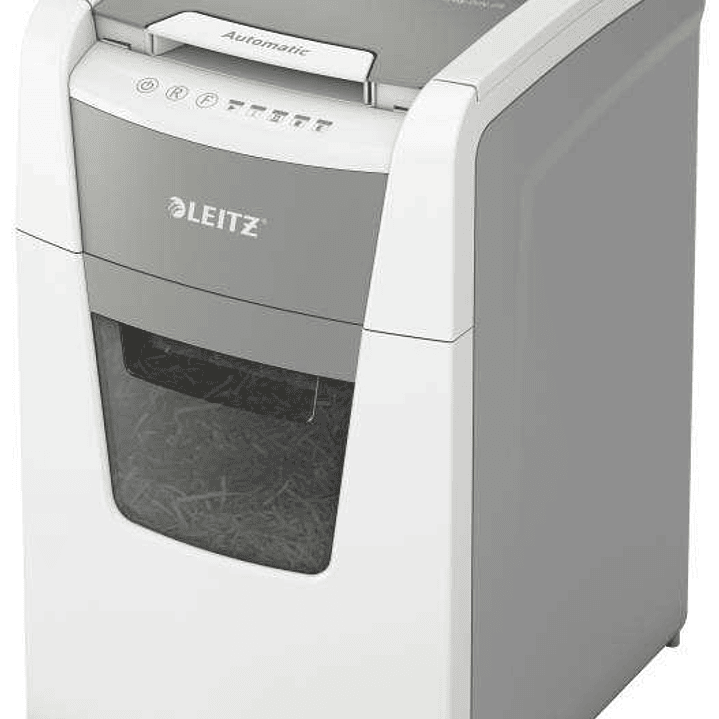 Leitz IQ 150 Autofeed P5 Destructora de Papel Automatica Micro Corte P-5 - Autoalimentacion 150 Hojas, Manual 6 Hojas - Papelera de 44L - Color Blanco 1