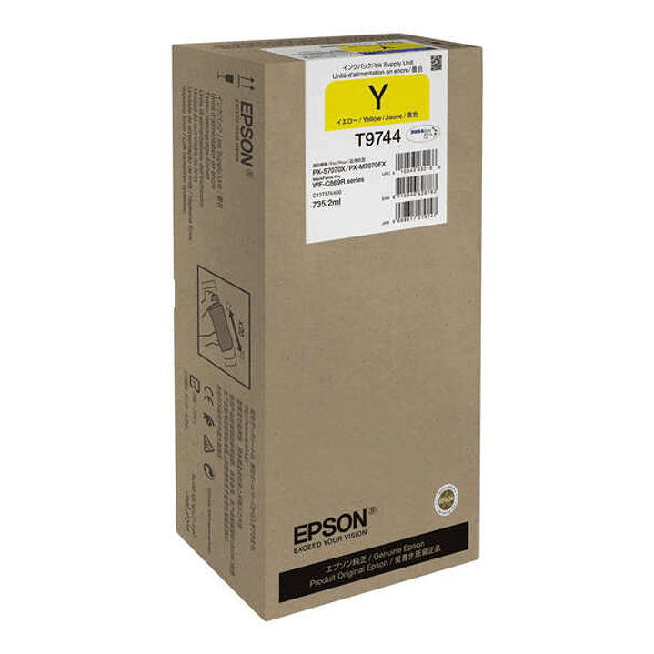 Epson T9744 Amarillo Cartucho de Tinta Original - C13T974400 1