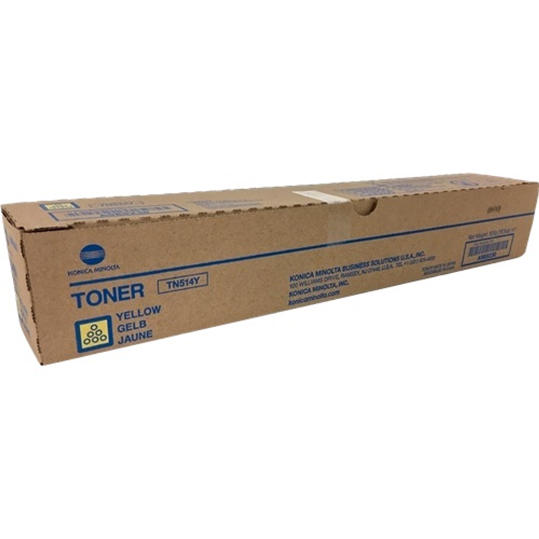 Konica Minolta TN514 Amarillo Cartucho de Toner Original - A9E8250/TN514Y 1