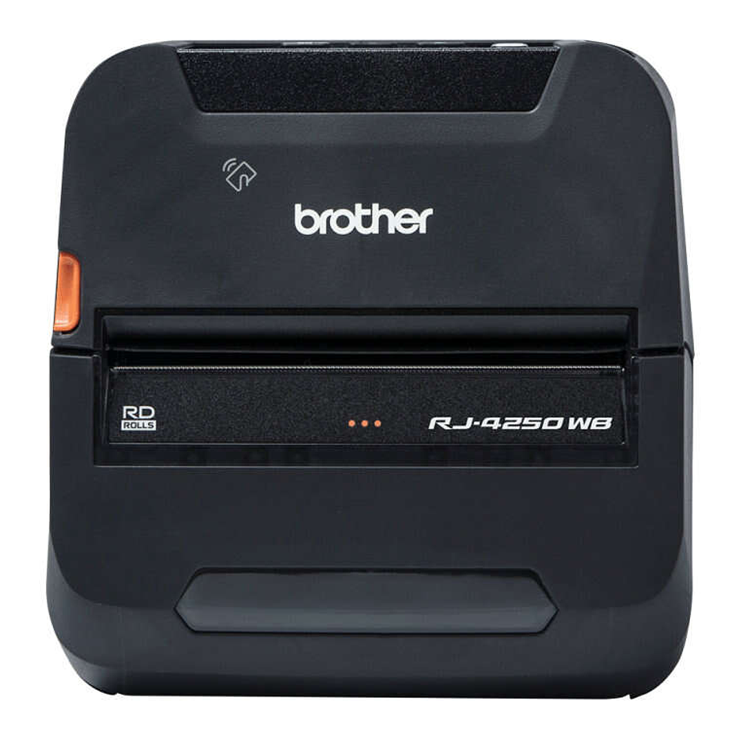 Brother RJ-4250WB Impresora Termica Portatil de Etiquetas y Tickets WiFi, Bluetooth, USB - Resolucion 203ppp - Velocidad 127mms - Color Negro 1