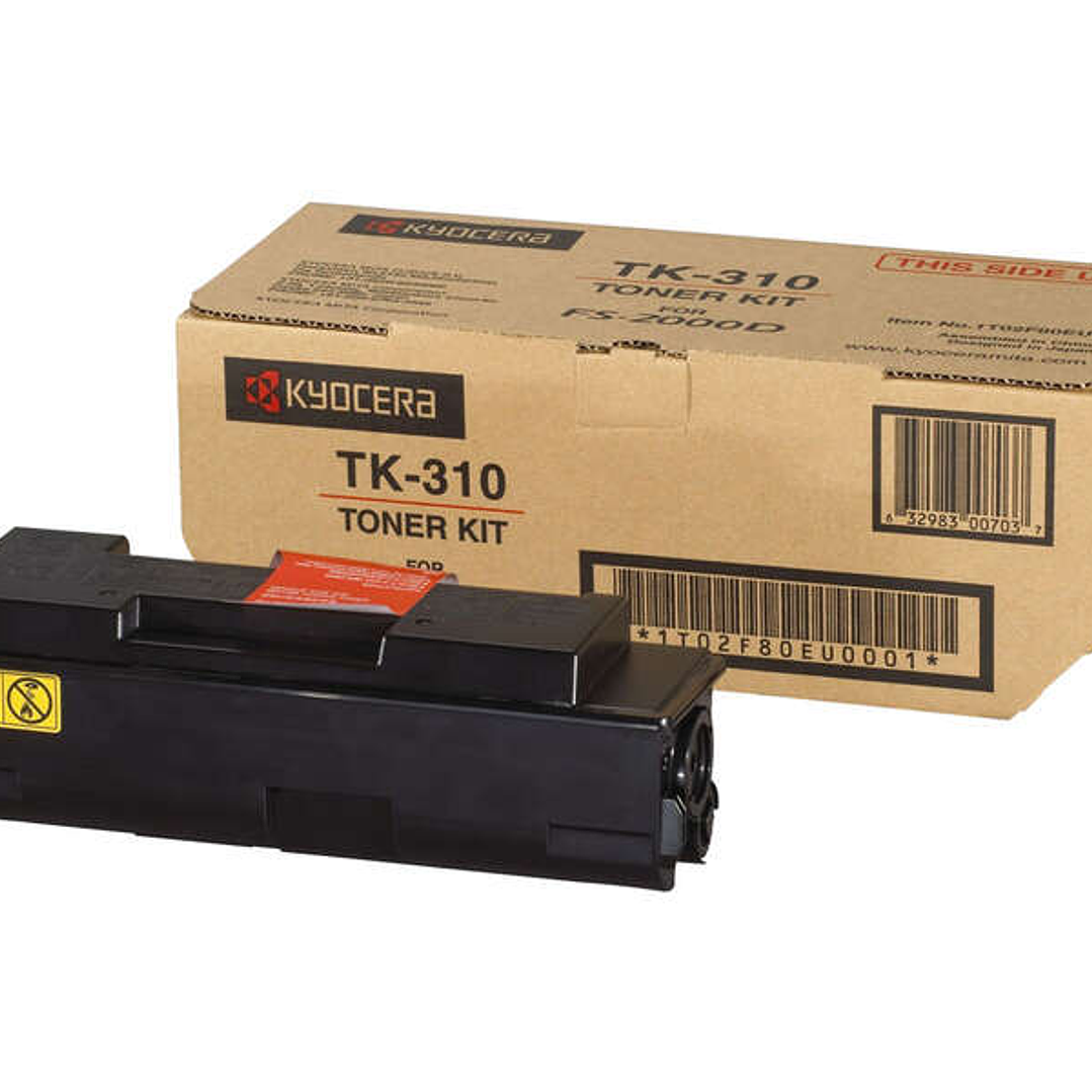 Kyocera TK310 Negro Cartucho de Toner Original - 1T02F80EUC 1