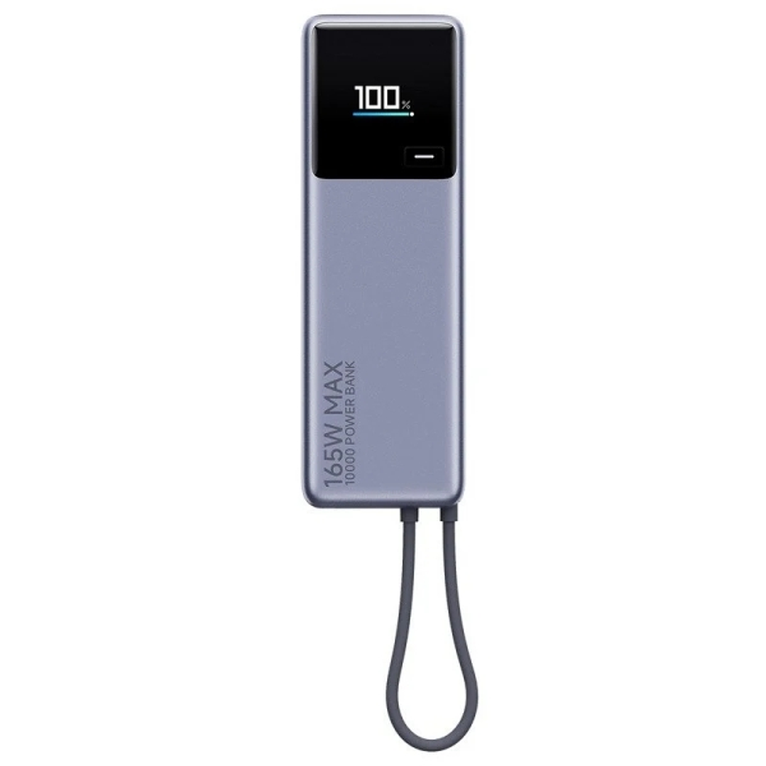 Xiaomi 165W PowerBank 10000mAh con Cable Integrado - 1x USB-C y Cable USB-C - Con Salida Combinada de hasta 165W 1