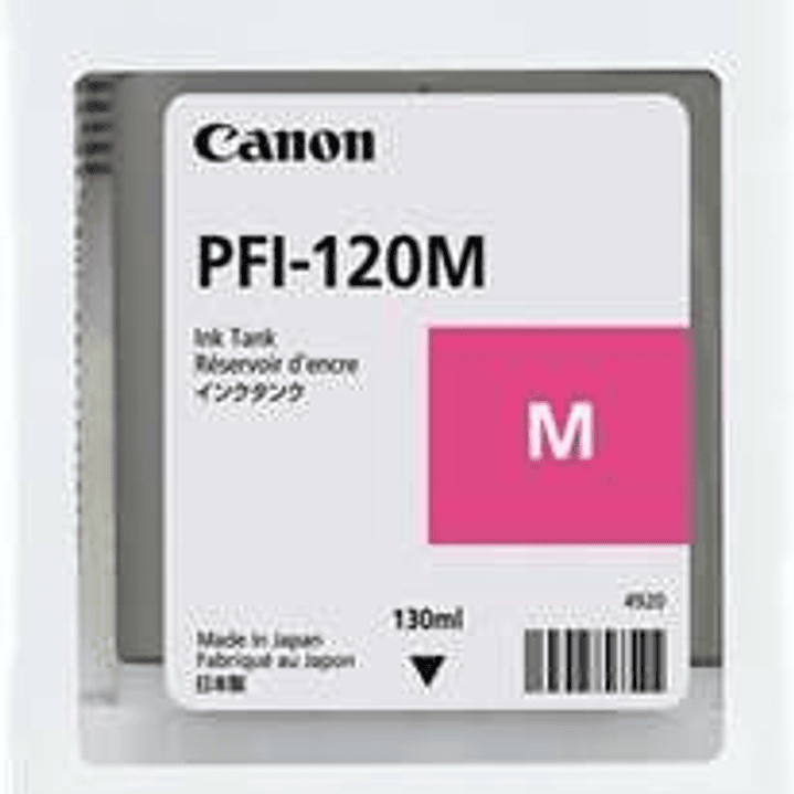 Canon PFI120 Magenta Cartucho de Tinta Original - 2887C001 1