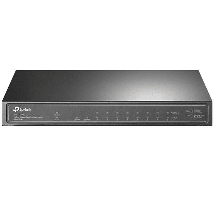TP-Link Switch Sobremesa - 10 Puertos Gigabit - 8 Puertos PoE+ 1