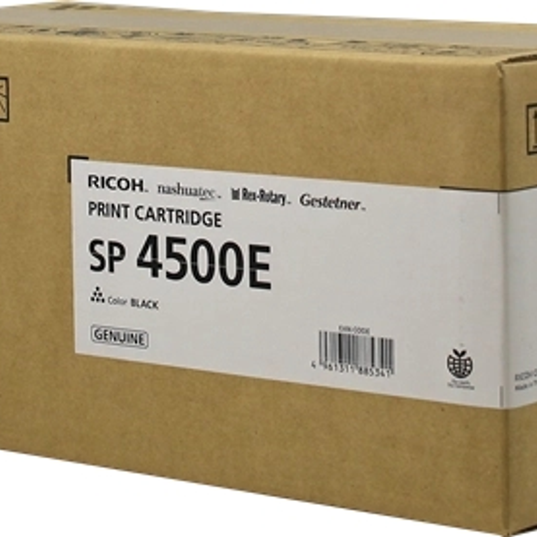 Ricoh Aficio SP3600/SP3610/SP4500/SP4510 Negro Cartucho de Toner Original - SP4500E/407340 1