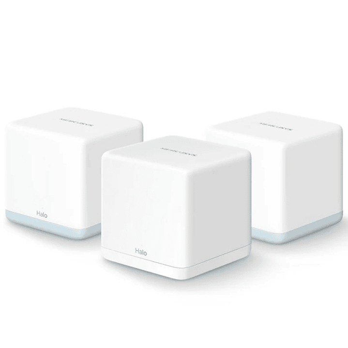 Mercusys H32G Sistema Wi-Fi 5 Mesh AC1200 Dual Band - 3 Unidades Halo - Cobertura hasta 320 m² - Color Blanco 1