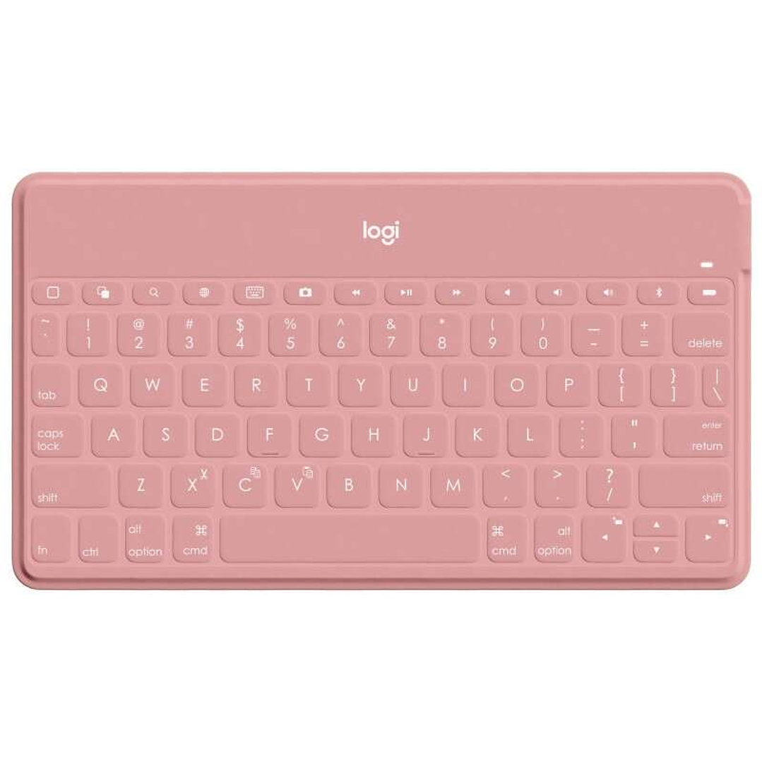 Logitech Keys to Go Teclado Bluetooth para iPhone, iPad y Apple TV - Teclas de Acesso Directo - Base para Smartphone - Ultraligero - Proteccion Antide 1