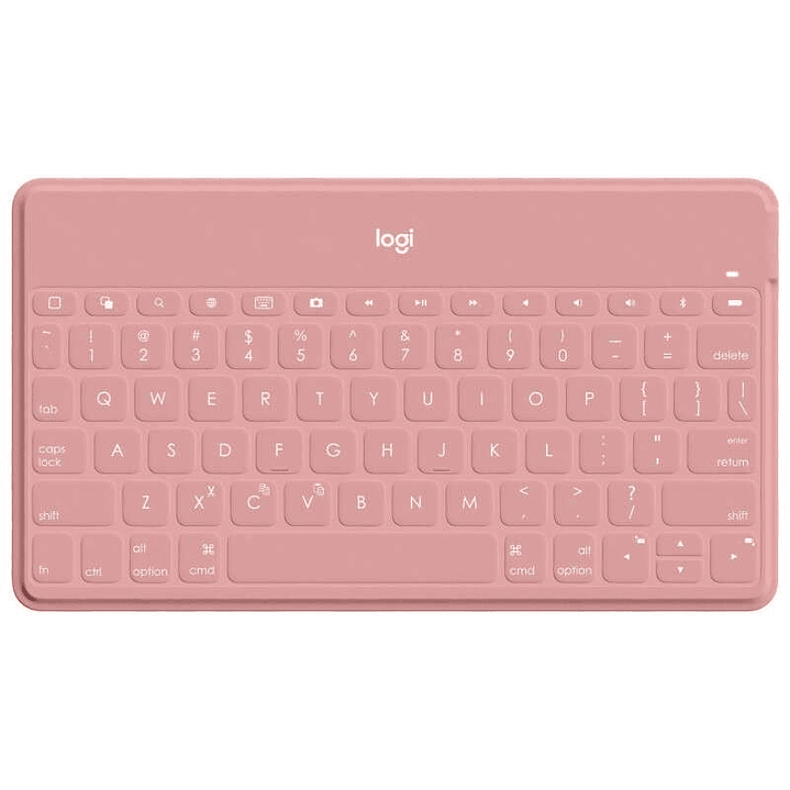 Logitech Keys to Go Teclado Bluetooth para iPhone, iPad y Apple TV - Teclas de Acesso Directo - Base para Smartphone - Ultraligero - Proteccion Antide 1