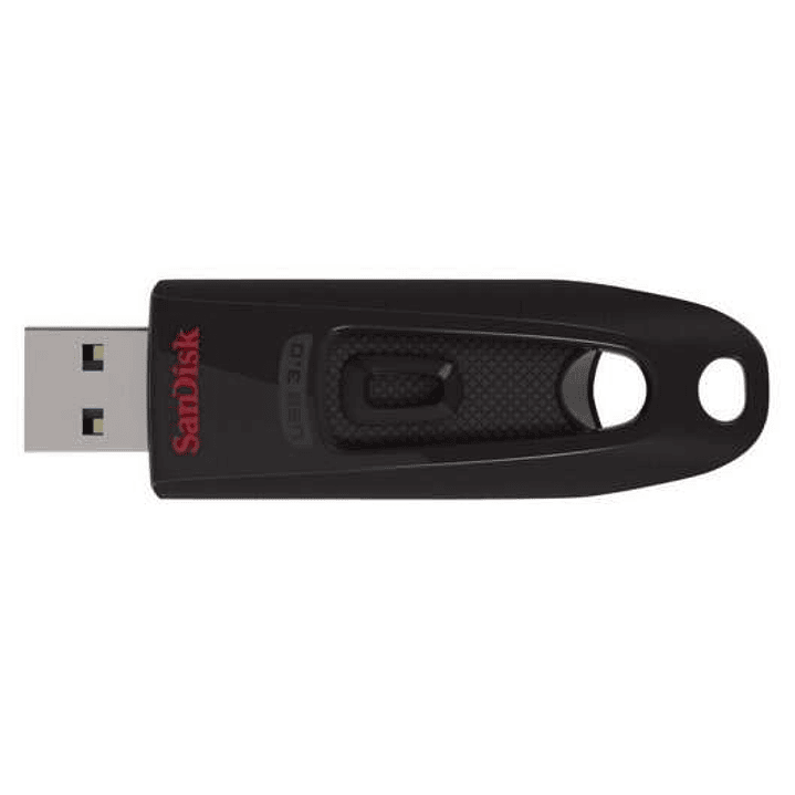 Sandisk Cruzer Ultra Memoria USB 3.0 256GB - Hasta 100MB/s de Transferencia - Color Negro (Pendrive) 1