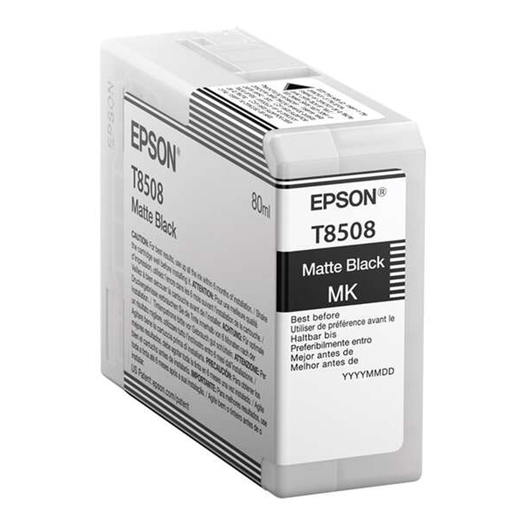Epson T8508 Negro Mate Cartucho de Tinta Original - C13T850800 1