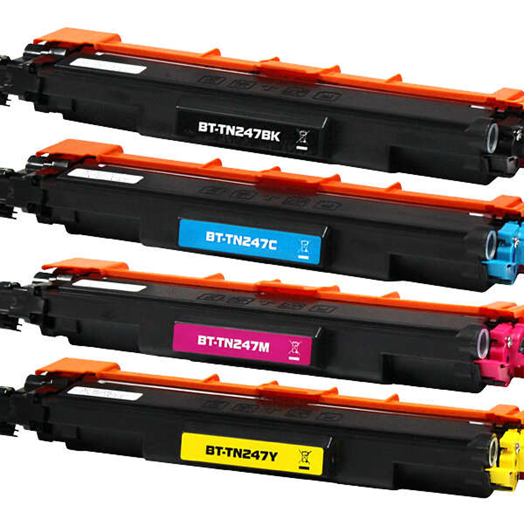 Brother TN247/TN243 Pack de 4 Cartuchos de Toner Genericos 1