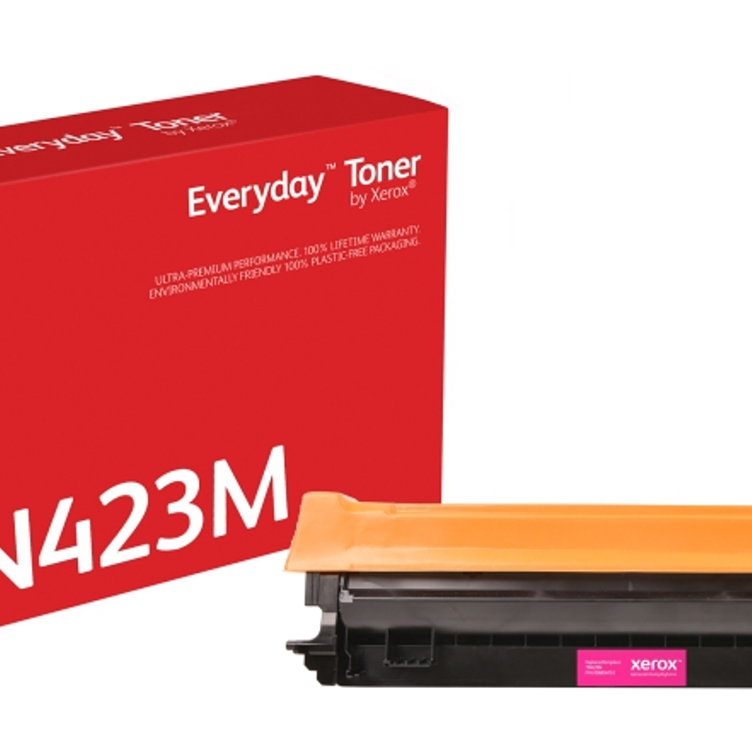 Xerox Everyday Brother TN421/TN423/TN426 Magenta Cartucho de Toner Generico - Reemplaza TN421M/TN423M/TN426M 1