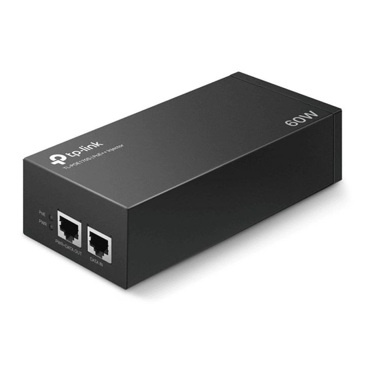 TP-Link Inyector PoE++ - 2 Puertos Gigabit - Hasta 60W - Plug & Play 1