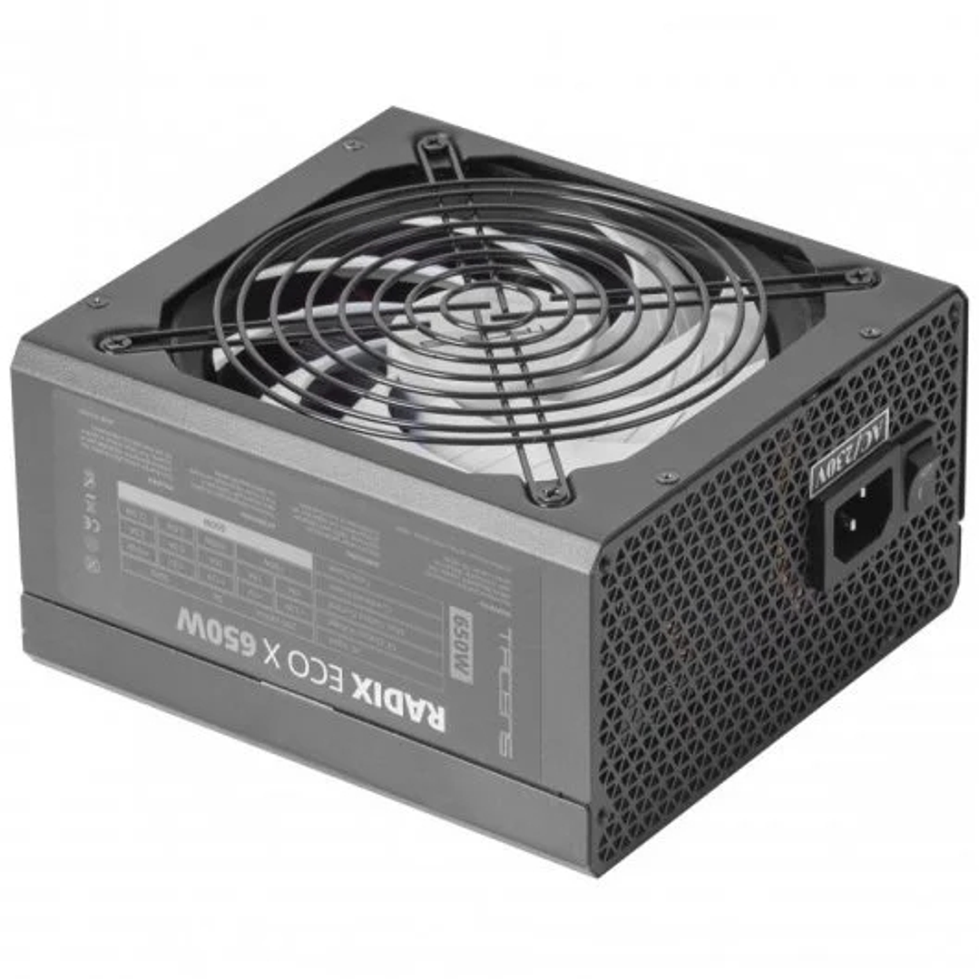 Tacens Radix ECO X 650 Fuente de Alimentacion 650W ATX - PFC Activo - Ventilador 140mm 1
