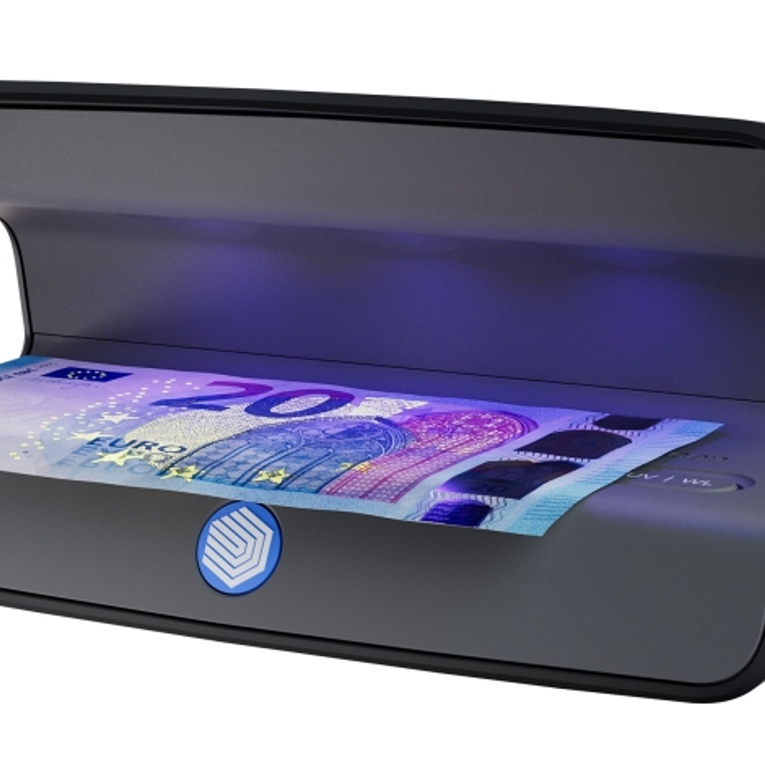 Safescan 75 LED Detector de Billetes Falsos UV - Reflector Integrado - Apto para Pasaportes, Documentos de Identificacion y Tarjetas de Credito 1
