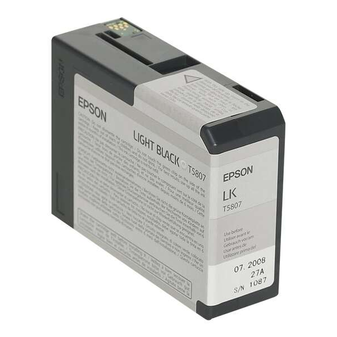 Epson T5807 Negro Light Cartucho de Tinta Original - C13T580700 1