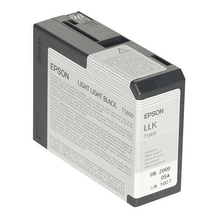 Epson T5809 Negro Light Light Cartucho de Tinta Original - C13T580900 1
