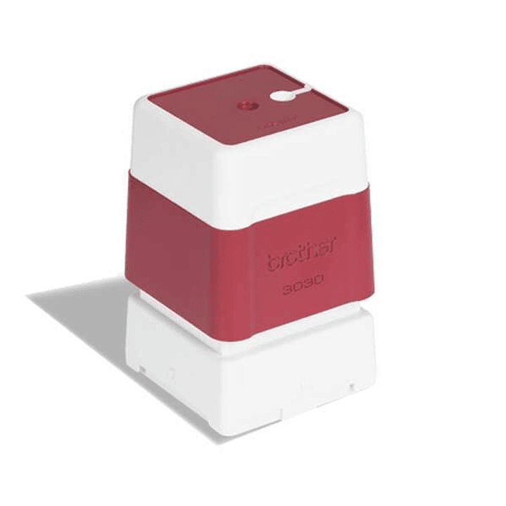 Brother PR3030R6P Pack de 6 Monturas de Sellos Originales - 30x30mm - Color Rojo 1