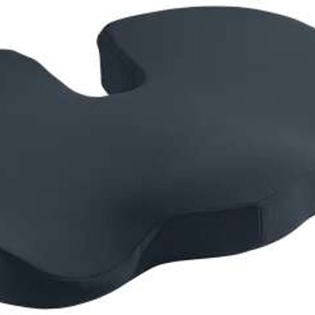 Leitz Ergo Cosy Cojin de Asiento Ortopedico - Promueve una Postura Saludable - Mejora la Circulacion - Para Oficina, Coche o Casa - Funda Lavable - Co 1