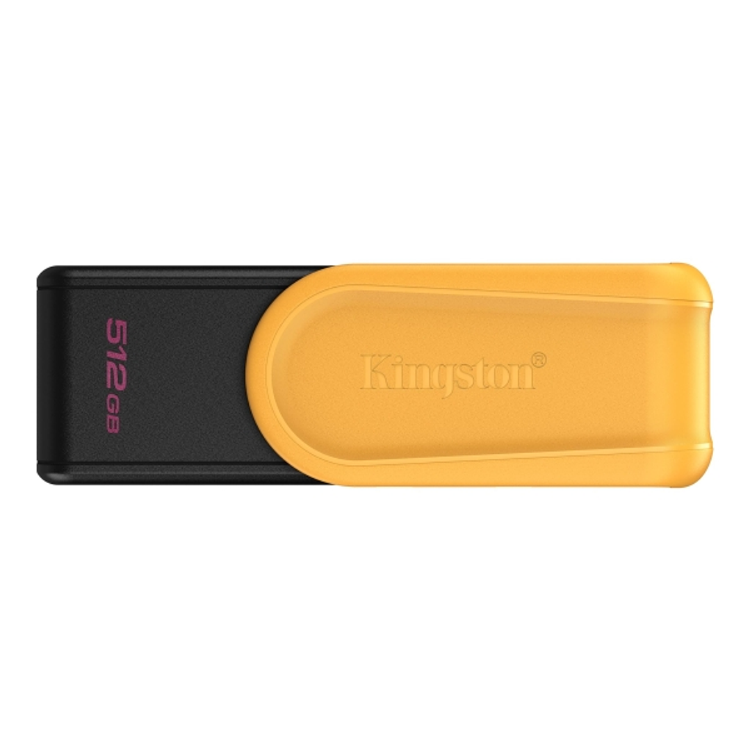 Kingston DataTraveler Exodia Memoria USB 512GB - USB 3.2 Gen 1 - Tapa Giratoria - Color Amarillo 1