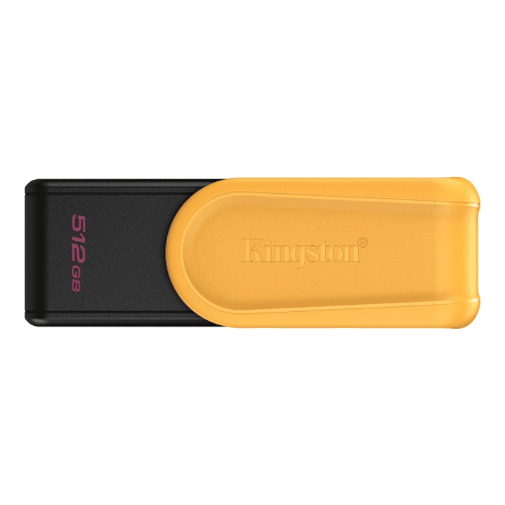 Kingston DataTraveler Exodia Memoria USB 512GB - USB 3.2 Gen 1 - Tapa Giratoria - Color Amarillo 1
