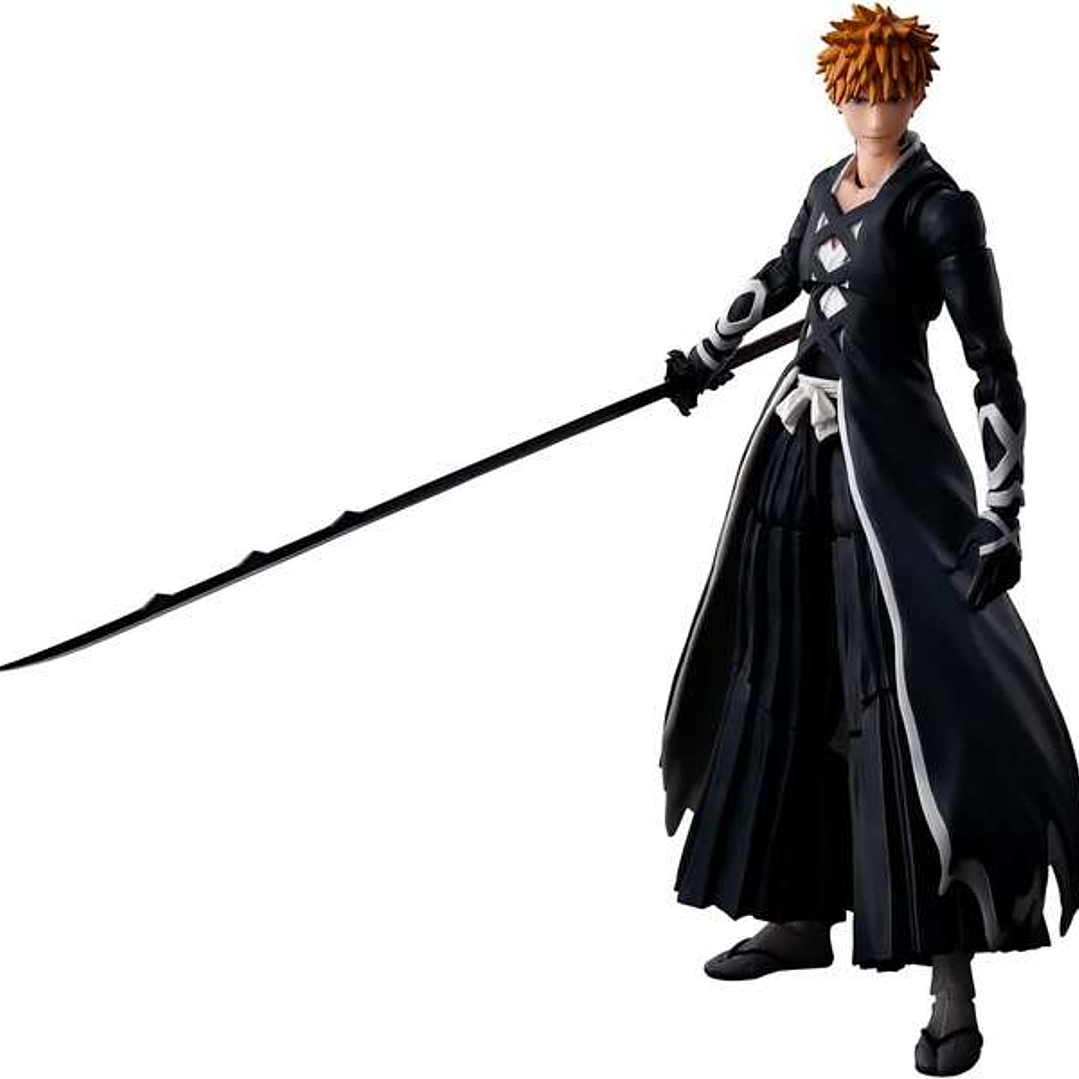 Tamashii Nations SH Figuarts Bleach: Thousand-Year Blood War Ichigo Kurosaki modo Bankai Tensazangetsu - Figura Articulada - Altura 15cm aprox. 1
