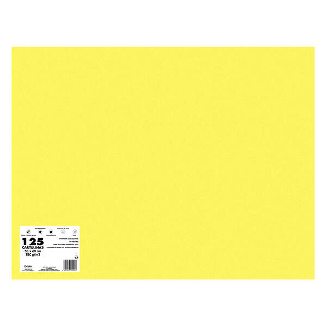 Dohe Cartulinas de Colores de 180 G/M2 - PH Neutro - Libres de Cloro Elemental - Colorantes Directos Biodegradables - para Impresion Offset, Inyeccion 1