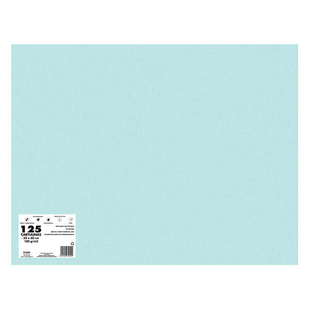 Dohe Cartulinas de Colores de 180 G/M2 - PH Neutro - Libres de Cloro Elemental - Colorantes Directos Biodegradables - para Impresion Offset, Inyeccion 1