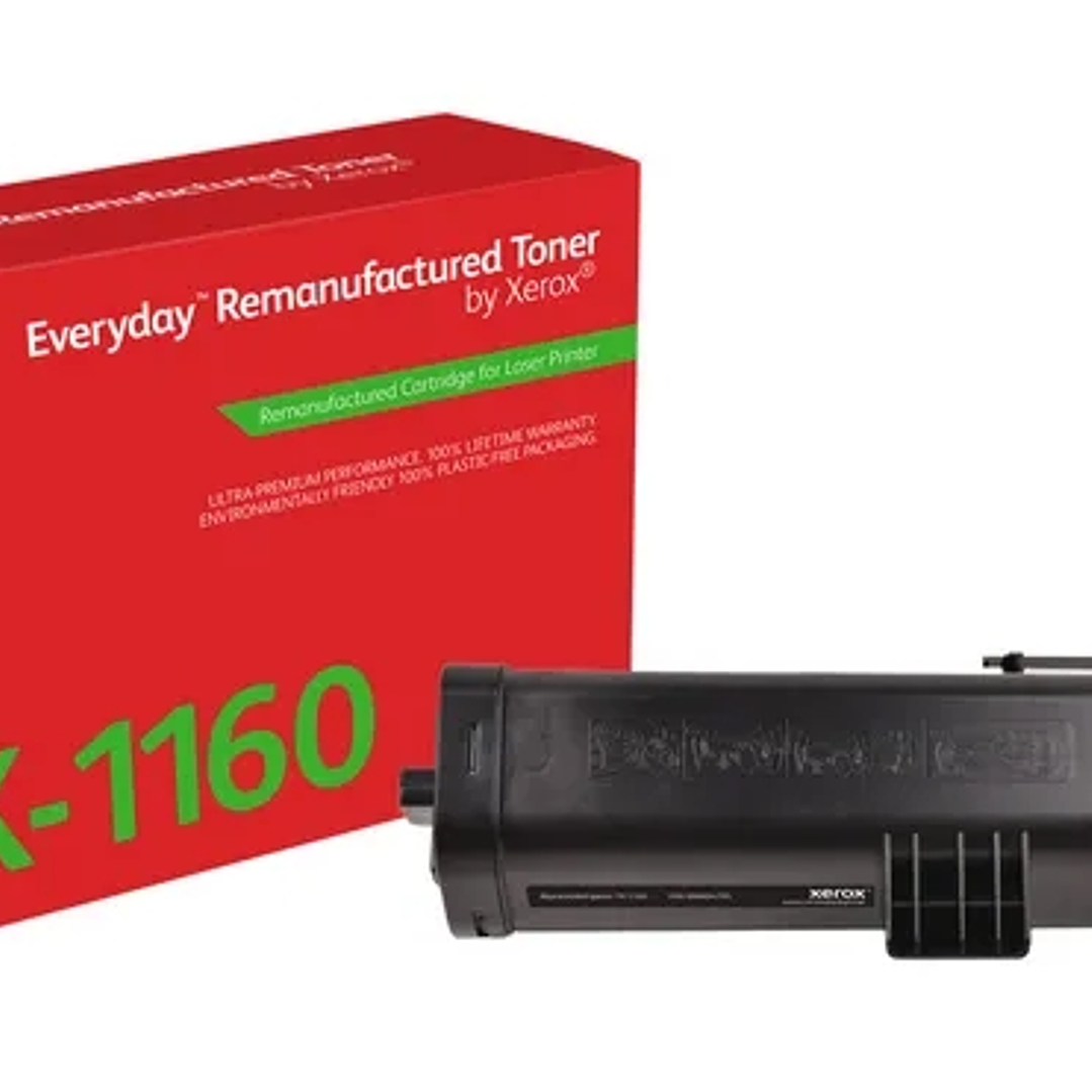 Xerox Everyday Kyocera TK1160 Negro Cartucho de Toner Remanufacturado - Reemplaza 1T02RY0NL0 1