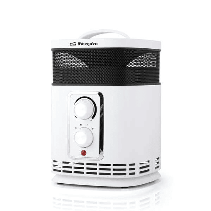 Orbegozo CR 6025 Calefactor Enviroheat - Calefaccion 360° - Potencia 1500W - Diseño Moderno - Termostato Regulable - Modo Ventilador - Seguro y Fiable 1